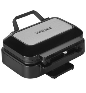 Gofrownica elektryczna Kraft&Dele KD4107 widok z boku z uchwytem