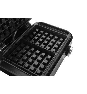 Zbliżenie na nieprzywierającą płytę grzewczą gofrownicy Kraft&Dele KD4107