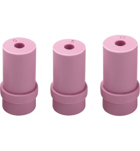 Zestaw czterech ceramicznych dysz do piaskarki syfonowej
