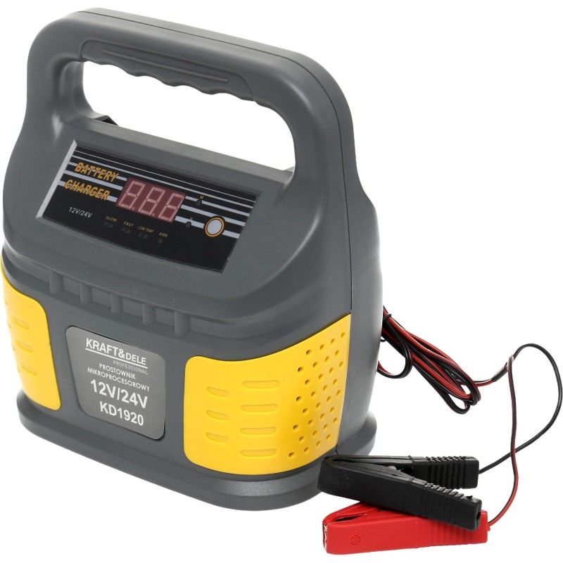 Mikroprocesorinis įkroviklis 12V/24V 60-200Ah KRAFT&DELE KD1920 Mikroprocesorinis įkroviklis 12V/24V 60-200Ah KRAFT&DELE KD1920