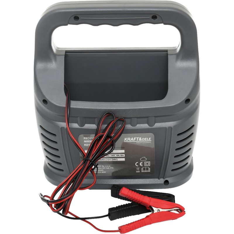 Mikroprocesorinis įkroviklis 12V/24V 60-200Ah KRAFT&DELE KD1920 Mikroprocesorinis įkroviklis 12V/24V 60-200Ah KRAFT&DELE KD1920