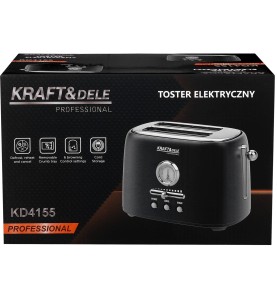 Toster Kraft&Dele KD4155 na tle opakowania producenta