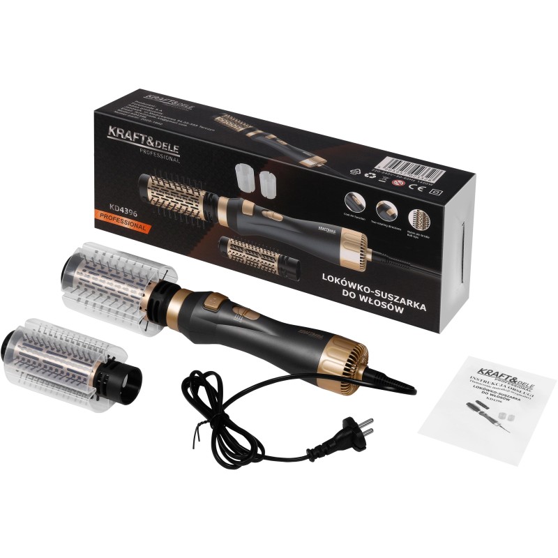 Lokówko-suszarka do włosów KRAFT&DELE 1400W KD4396