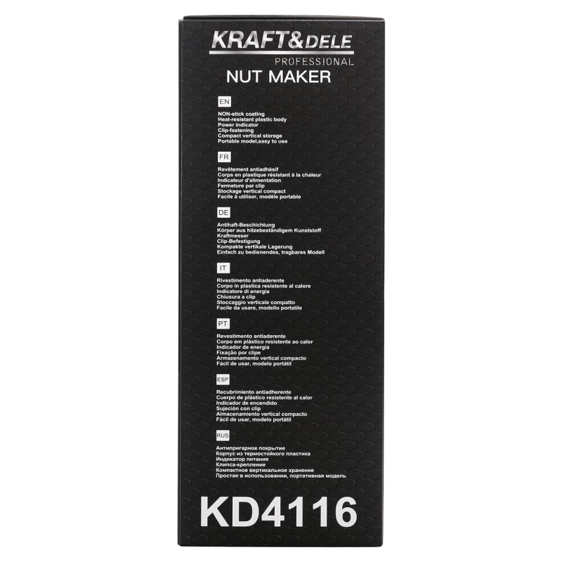 Sausainių, riešutėlių kepimo aparatas 1400W KRAFT&DELE KD4116 Sausainių, riešutėlių kepimo aparatas 1400W KRAFT&DELE KD4116