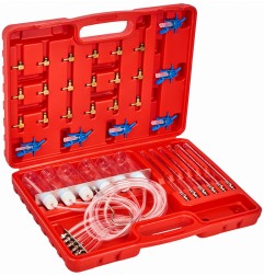 Tester ciśnienia wtryskiwaczy Common Rail KD10698 - zdjęcie główne zestawu w walizce