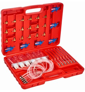 Tester ciśnienia wtryskiwaczy Common Rail KD10698 - zdjęcie główne zestawu w walizce