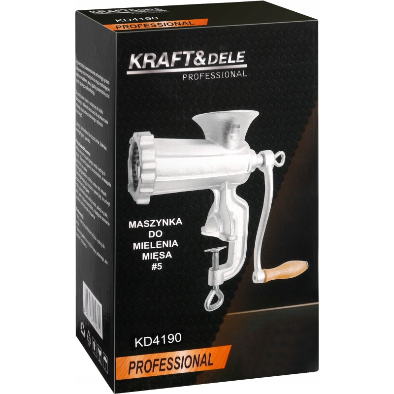 Kézi húsdaráló 5-ös méret KRAFT&DELE KD4190