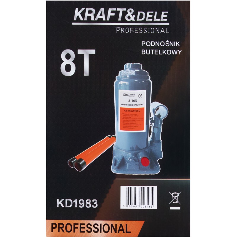 Palackemelő 8T 200-390mm KRAFT&DELE KD1983