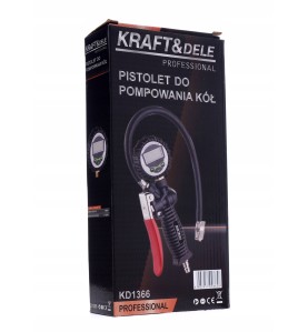 Opakowanie kartonowe pistoletu do pompowania z manometrem LCD KD1366