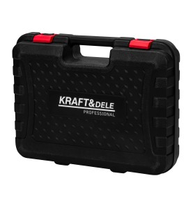 Czarna walizka transportowa do sekatora akumulatorowego Kraft&Dele