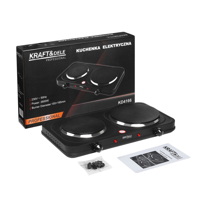 KRAFT&DELE KD4166 elektromos főzőlap 2600W
