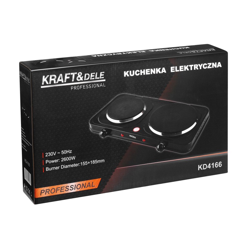KRAFT&DELE KD4166 elektromos főzőlap 2600W