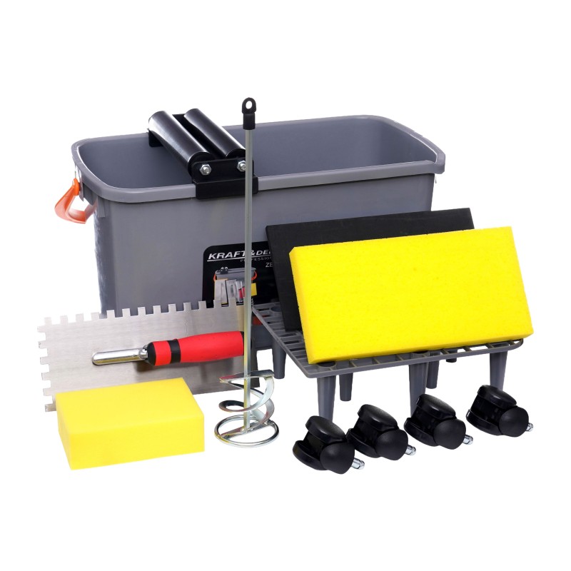 Plytelių klojimo rinkinys su 24L kibiru KRAFT&DELE KD10785 Plytelių klojimo rinkinys su 24L kibiru KRAFT&DELE KD10785