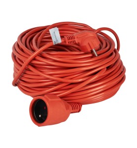 Przedłużacz ogrodowy 50m KD4042 - widok z góry na zwinięty kabel