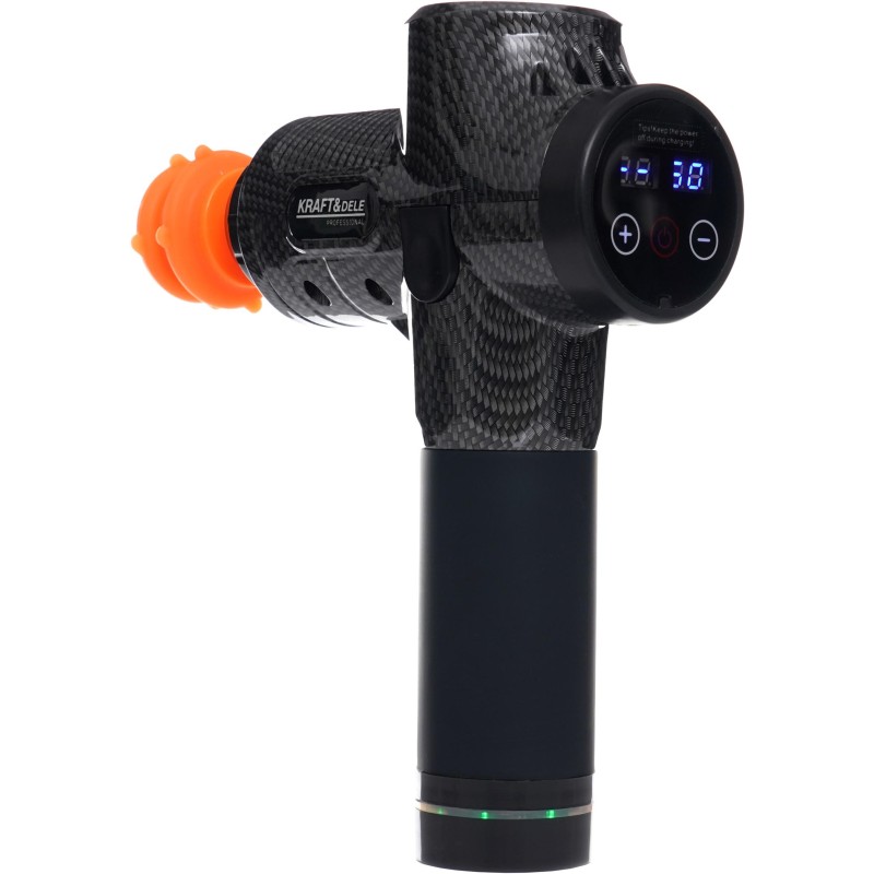 Massagegerät 125W mit LCD 7 Aufsätze + Etui KRAFT&DELE KD3082