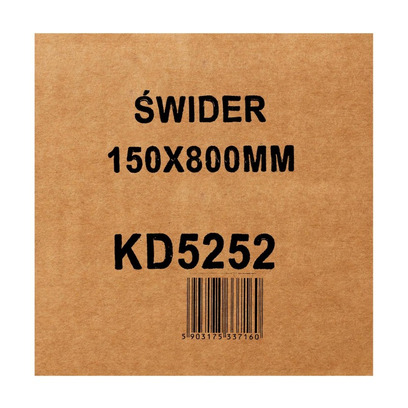 Földfúró szár 150x800mm KRAFT&DELE KD5252 Földfúró szár 150x800mm KRAFT&DELE KD5252