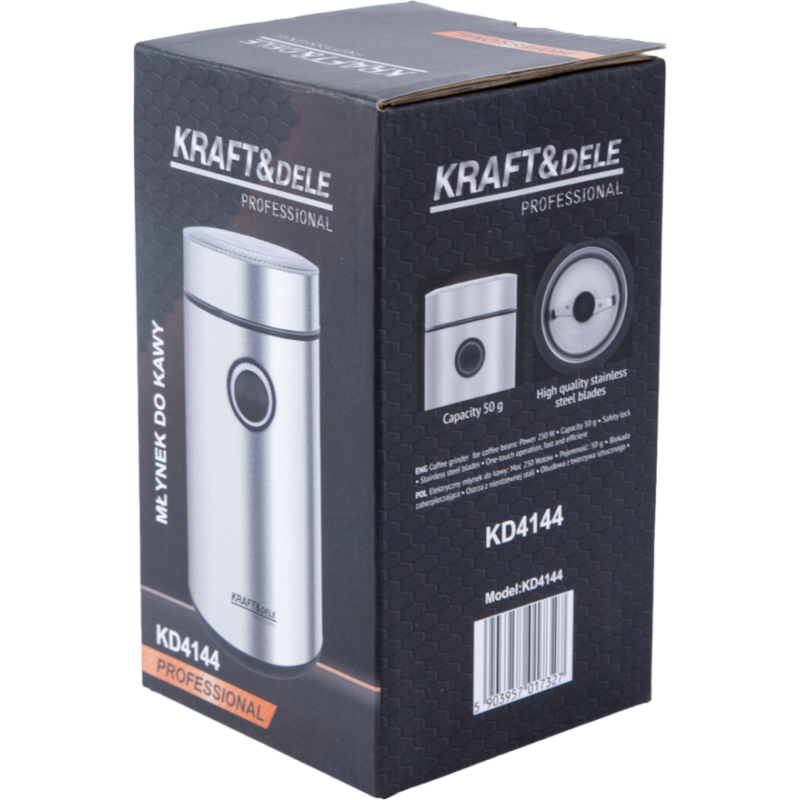 Kávédaráló 250W 50g KRAFT&DELE KD4144