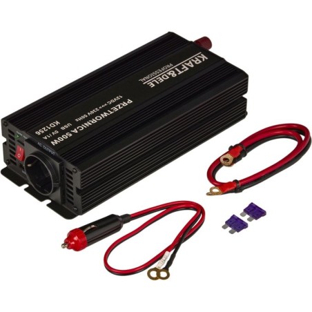 Przetwornica napięcia 12V na 230V 500W / 1000W KRAFT&DELE KD1256