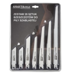 Zestaw brzeszczotów do piły szablastej 28szt. KD10780 - zdjęcie główne w opakowaniu