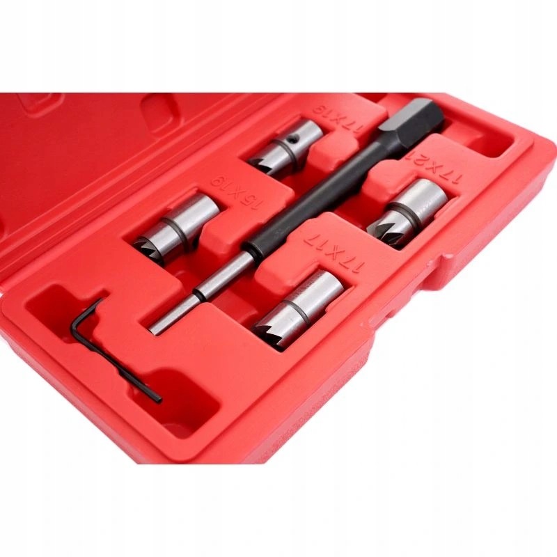 KRAFT&DELE KD10056 purkštukų lizdų valymo frezų rinkinys