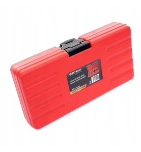 Geschlossener roter Koffer mit dem Injektorfräser-Set KD10056