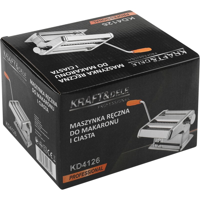 Rankinė makaronų ir tešlos mašinėlė KRAFT&DELE KD4126 Rankinė makaronų ir tešlos mašinėlė KRAFT&DELE KD4126