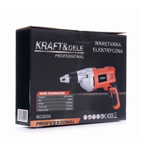 Wkrętarka elektryczna 880W KD3030 - oryginalne opakowanie kartonowe z danymi technicznymi