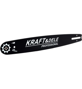 Motorsägenschiene 15 Zoll 38 cm Kraft&Dele Professional - Seitenansicht