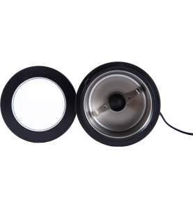 Draufsicht auf die geöffnete Kaffeemühle KD4145
