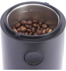 Kaffeemühle KD4145 gefüllt mit Kaffeebohnen