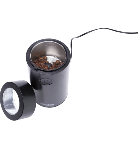 Kaffeemühle KD4145 mit Kaffeebohnen im Inneren
