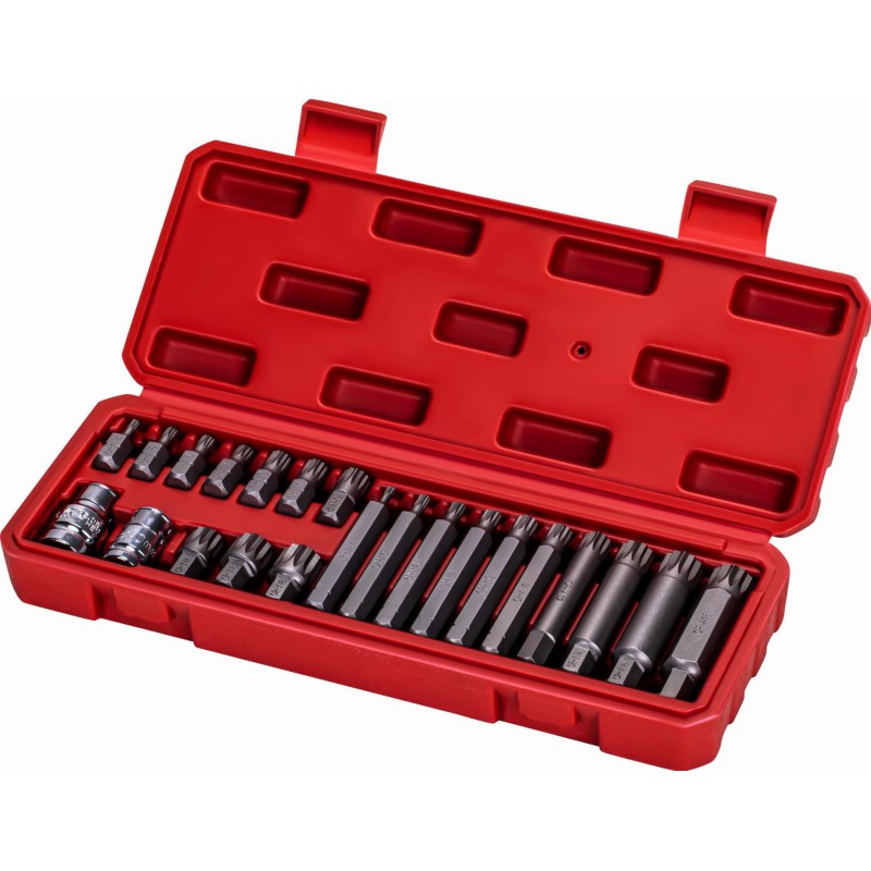 SPLINE Bit-Set M4-M18 22-tlg. KRAFT&DELE KD10539 SPLINE Bit-Set M4-M18 22-tlg. KRAFT&DELE KD10539