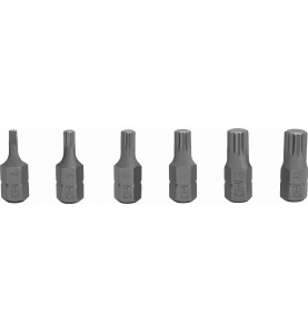 Kleine SPLINE-Bits M4-M9 aus dem Set KD10539 - Profilansicht