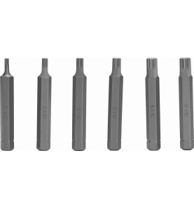 Mittlere SPLINE-Bits aus dem Set KD10539 - Profilansicht