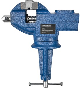 Drehbare Schraubstock 65mm KD10741 Profilansicht mit Typenschild