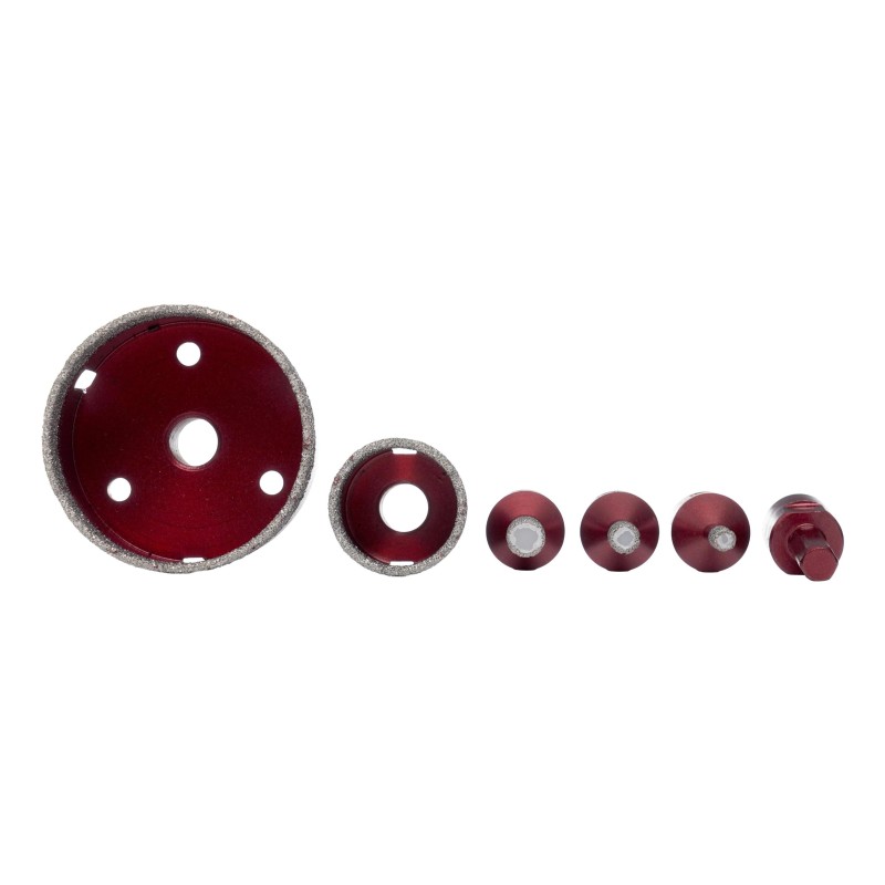 Gyémánt körkivágó készlet 6-68mm M14 5db KRAFT&DELE KD11219 Gyémánt körkivágó készlet 6-68mm M14 5db KRAFT&DELE KD11219