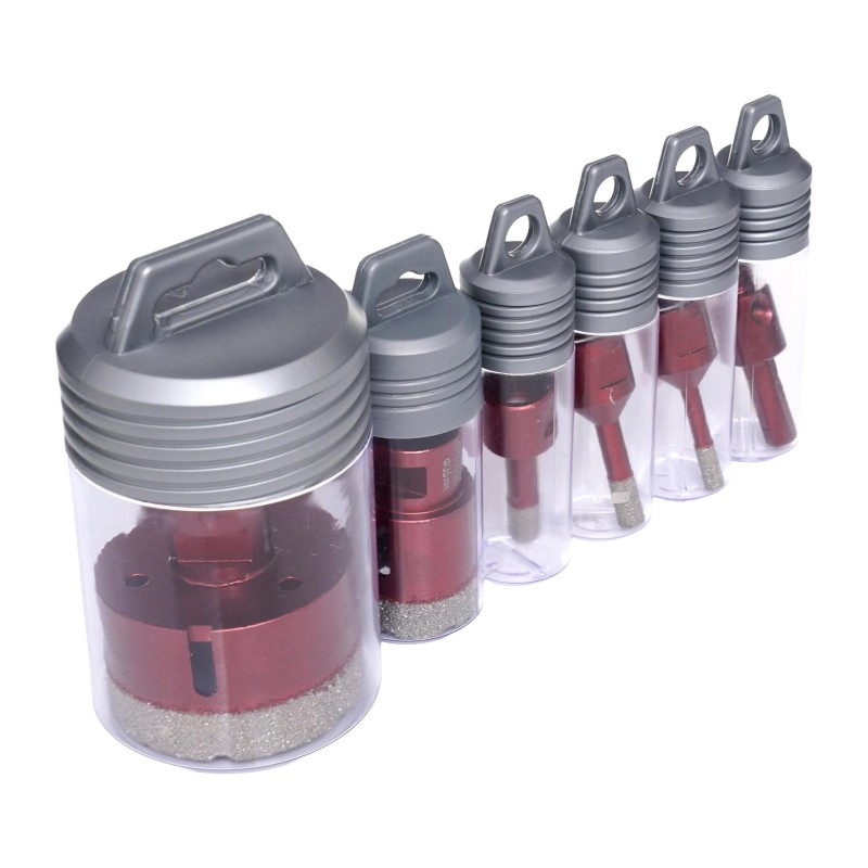 Gyémánt körkivágó készlet 6-68mm M14 5db KRAFT&DELE KD11219 Gyémánt körkivágó készlet 6-68mm M14 5db KRAFT&DELE KD11219