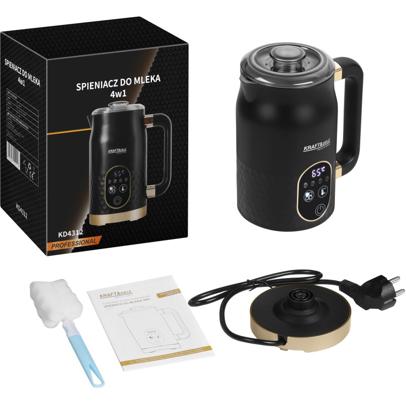 KRAFT&DELE KD4312 4 az 1-ben tejhabosító 550W