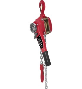 Wyciągarka łańcuchowa KD3506 - widok na obudowę mechanizmu i dźwignię