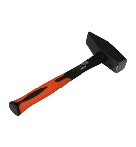 Kraft&Dele Schlosserhammer 2 kg - Seitenansicht auf Hammerkopf und Stiel