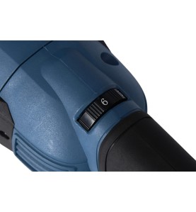Nahaufnahme des Drehzahlreglers der elektrischen Poliermaschine KD3043