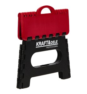 Kraft&Dele KD10749 Klapphocker in zusammengeklappter Transportposition