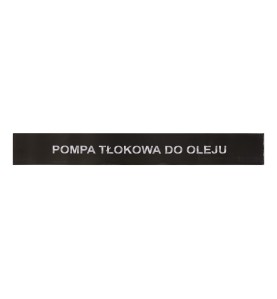 Zbliżenie na napis na opakowaniu pompy tłokowej do oleju KD1447