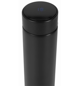 Nahaufnahme des LED-Touch-Displays im Deckel des Isolierbechers KD4102