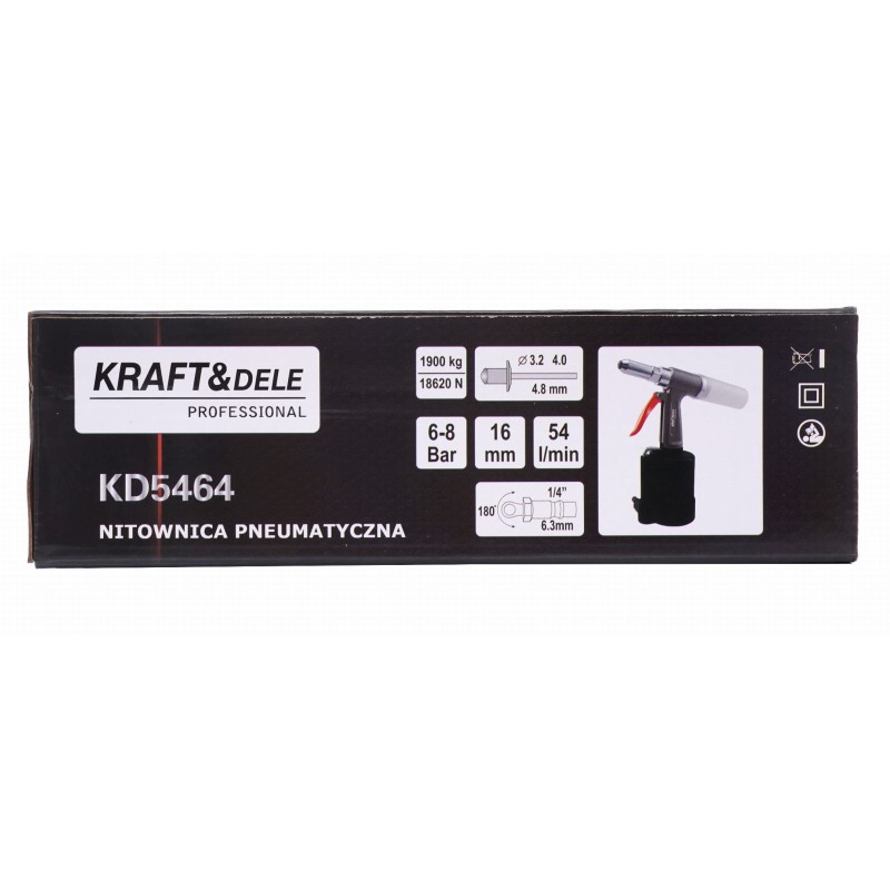 Pneumatinis kniediklis 16mm KRAFT&DELE KD5464 Pneumatinis kniediklis 16mm KRAFT&DELE KD5464