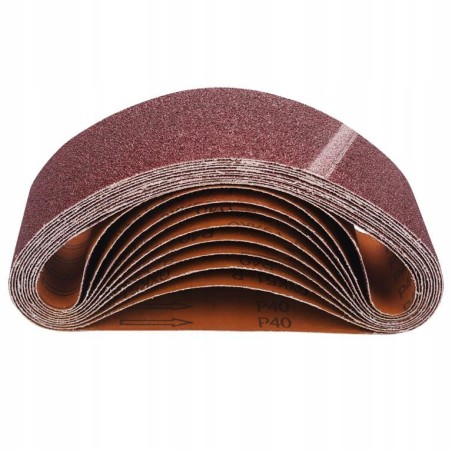 Végtelenített csiszolószalag szalagcsiszolóhoz P80 10 db KRAFT&DELE KD12632