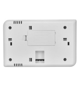 Termostat pokojowy KRAFT&DELE KD11745 - widok na tylną obudowę z komorą baterii
