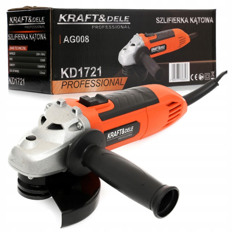 KRAFT&DELE Sarokcsiszoló 1500W 125mm KD1721