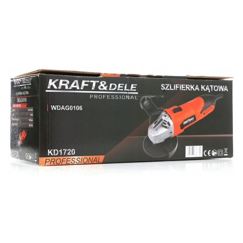 KRAFT&DELE Sarokcsiszoló 1500W 125mm KD1721