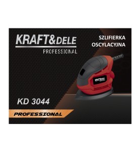 Opakowanie szlifierki mimośrodowej Kraft&Dele KD3044 - grafika promocyjna